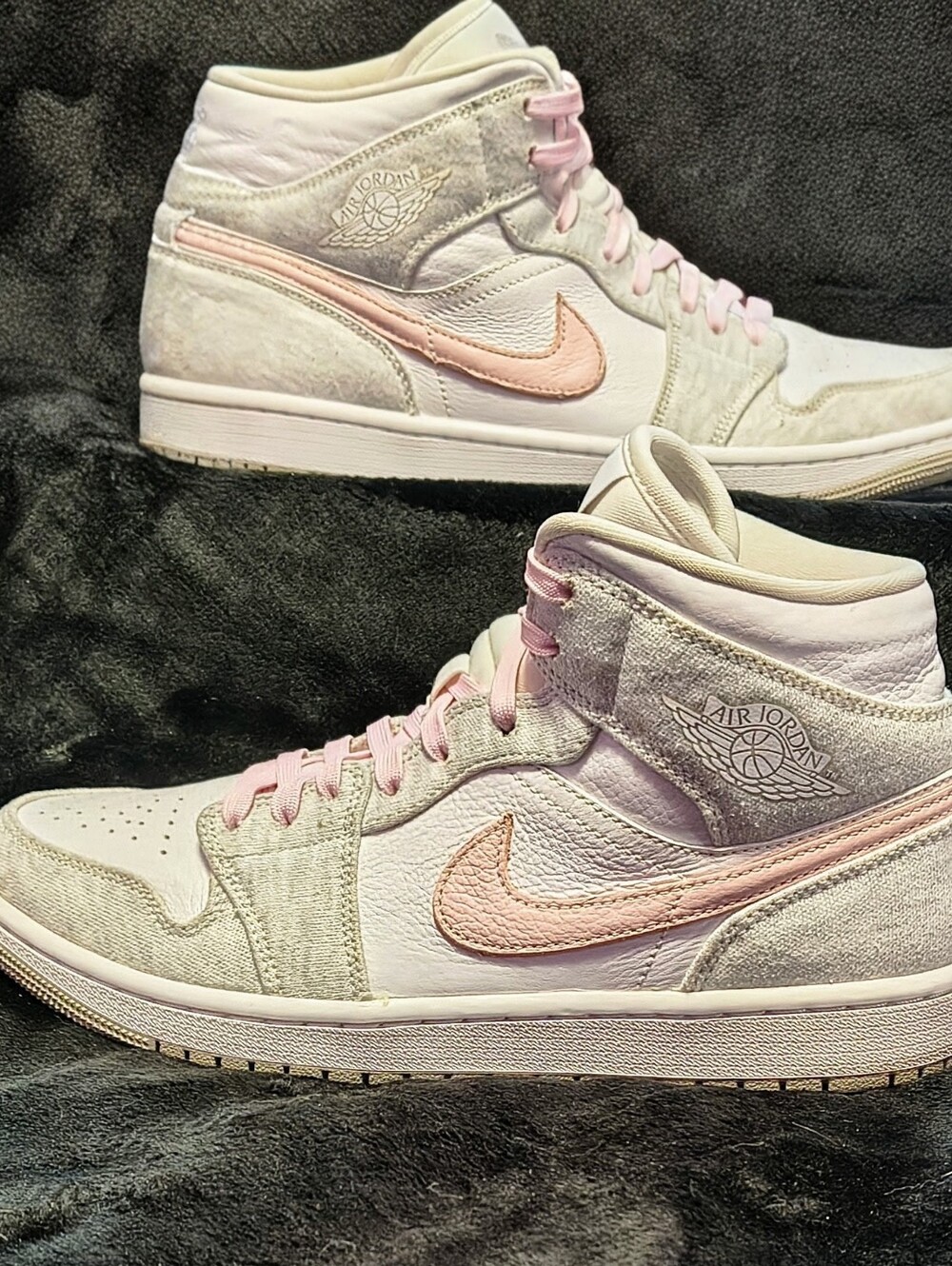 +2022+(Wmns) "Air Jordan 1" Mid SE 'Light Iron Ore'...